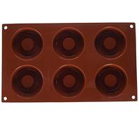 silikomart | SF012 Stampo in Silicone per Monoporzioni SAVARIN, Antiaderente, 6 cavità, Confezione da 1 Stampo per Dolci, Ø 72 h 23 mm, Made in Italy