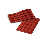 Silikomart | SF025 Stampo in Silicone per Monoporzioni FINANZIERI, Antiaderente, 20 Finanzieri, Confezione da 1 Stampo per Dolci, 49 x 26 mm, h 11 mm, Made in Italy