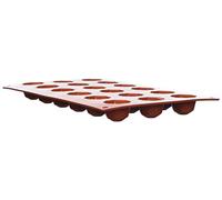 Silikomart | SF048 Stampo in Silicone per Monoporzioni DIAMANTE, Antiaderente, 18 Cavità, Confezione da 1 Stampo per Dolci, Ø 35 h 23 mm, Made in Italy
