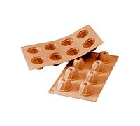 silikomart | SF057 Stampo in Silicone per Monoporzioni GUGELHOPF, Antiaderente, 8 Cavità, Confezione da 1 Stampo per Dolci, Ø 55 h 36 mm, Made in Italy