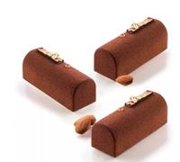 Silikomart SF130 - STAMPO IN SILICONE N.9 MIDI BUCHE 84X32 H 35 MM TERRACOTTA