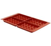 STAMPO TEGLIA TEGAME IN SILICONE 4 WAFFLE SILIKOMART MULTIPORZIONE DOLCI CASA
