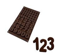 Forma per Praline Forma Muffin Numeri Silicone Schokoform Torta Decorare