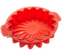 Silikomart SFT220 Stampo Margherita Classic, Silicone, Rosso, 22x22x4.5 cm, 1 Unità