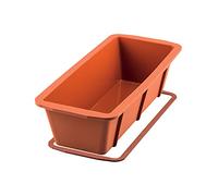 silikomart | SFT330 Stampo in Silicone per Torta PLUM CAKE, Antiaderente, Confezione da 1 Stampo per Dolci con Safe Ring, 260 x 100 mm, h 70 mm, Volume 1,5 l, Made in Italy