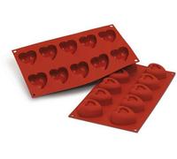 Silikomart Stampo 10 Passion SF088 cuore medio silicone multiporzioni - Rotex
