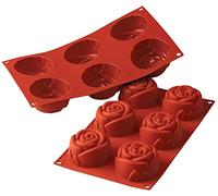 silikomart Stampo 300x175mm Silicone PROFESSIONALE SF077 Rose