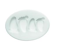 Silikomart |Stampo in Silicone, Forma Baby Footstep, Misure 25 x 16 mm,