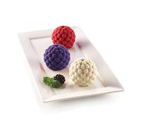 Stampo silicone segreti nel bosco multiporzione Silikomart 3D muffin mora Rotex