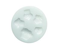 Silikomart | Stampo in Silicone per Pasta di Zucchero Cup Cakes, Stampo per Decorazioni Torta, Tema Principe, Misure 150 x 140 x 35 mm,