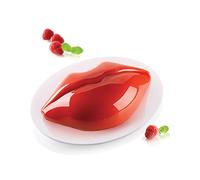 silikomart | Stampo in Silicone per Torta Moderna Bacio, Antiaderente, Confezione da 1 Stampo per Dolci, 3D Design, 250 h 150 mm, h 65, Volume 1,2 ml, Made in Italy