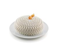 silikomart | Stampo in Silicone per Torta Moderna HONORÉ, Antiaderente, Confezione da 3 Stampi per Dolci, 3D Design, Ø 195 h 70 mm, Volume 1600 ml, Made in Italy