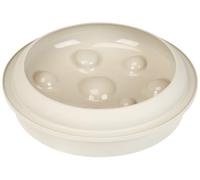 silikomart | Stampo in Silicone per Torta Moderna LUNA, Antiaderente, Confezione da 4 Stampi con Safe Ring, Ø 220 h 60 mm, Volume 1,67 l, Made in Italy