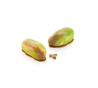 silikomart Stampo in Silicone Pistacchio 120 Accessori Professionali per Cucina e Pasticceria con Cutter ABS, 6 Cavità da 120 ml