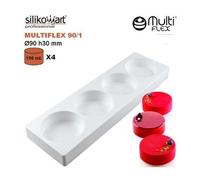 SILIKOMART STAMPO MULTIFLEX 90 MM FORMA CILINDRO PER DESSERT DOLCI ELEGANTI