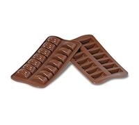 Silikomart - Stampo per cioccolatini e Ghiaccio, in Silicone, Colore: Marrone Forma per Jack Marrone