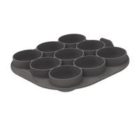 Silikomart | 70.193.55.0065 SILFRY EGG Stampo in Silicone con 9 cavità è perfetto per cuocere le uova infriggitrice ad aria - 215x215 h 36 mm. ø58 h 34 mm