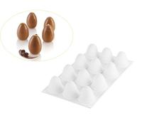 Silikomart Stampo silicone Egg 30 multiporzione 3D mousse uovo Pasqua - Rotex