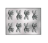 Silikomart | Stampo Silicone per Cioccolato o Gelatine, Forma Viso Coniglio, Materiale Plastica/Polietilentereftalato, Colore Trasparente, Misure 10 x 205 x 325 mm,