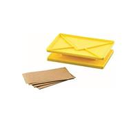 Silikomart Surprise Tagliapasta a Forma di Busta + 80 foglietti, Carta, Giallo -