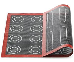 silikomart | Tappeto in Silicone Microforato AIR MAT ECLAIR & CHOUX, 400x300 mm, Ideale per Cottura Dolci Uniforme, Antiscivolo e Antiaderente, Anima in Fibra di Vetro, Made in Italy