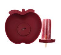 Silikon am Tropfenfänger - 2er Set Wiederverwendbare Eishalter für Kinder - Tropfschutz & Anti-Rutsch-Griff - Spülmaschinenfest - Hält Hände sauber bei Eiscreme & (Gelb)