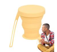 Silikon Faltbare Becher - Faltbarer Becherr - 200 ml Wiederverwendbarer Reisebecher Aus Silikon Mit Wärmeisolierung | Leichter, Kompakter Trinkbecher Für Outdoor-Aktivitäten