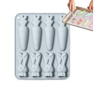 Silikon-Hase-Schokoladenform - Ostern Silikon Süßigkeitsformen | Süße Karottenkuchenform - DIY Backwerkzeug für Dessert Mousse Gebäck Ostergeschenke Osterparty