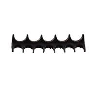 Silikon Make-up Pinselhalter Ständer - Nagelbürsten Organizer | Rutschfester Kosmetik Aufbewahrungsständer | Tisch Organizer Für Make-up Pinsel Stifte Maniküre Werkzeuge Büro Bad, Nero , Se référer au
