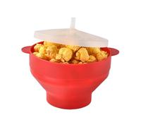 Silikon Popcorn | Mikrowellen Popcorn Maker Mit Deckel | Faltbare Hitzebeständige Popcrn Schüssel Mit Griffen | Wiederverwendbar Für Schnelles Fettfreies Popcrn Zuhause