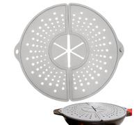Silikon-Spritzschutz | Strapazierfähige Ölschutzabdeckung | Hitzebeständiger Fettfilter | Für Bratpfanne, Herd, Küche, Anbraten, Zubereitung von Speisen - ideal für Zuhause und Studentenw