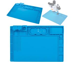 Silikonmatte (Basis mit Stahlunterbau) für Mikroskop 480x320mm