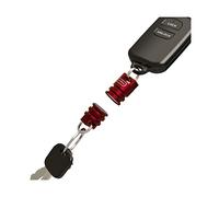 Silipac, Portachiavi Connettore magnetico Titanio o ottone Perline magnetiche EDC Chiave di sicurezza Moschettone a sgancio rapido Chiavi staccabili Facile accesso, Rosso, Regolare