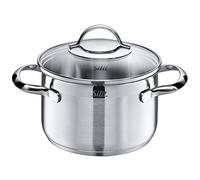 Silit "Achat Casseruola Alta con Coperchio, Argento, 16 cm