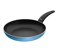Silit Belluna - Padella per cottura a induzione, 28 cm, rivestimento in alluminio, manico in plastica, colore: Blu