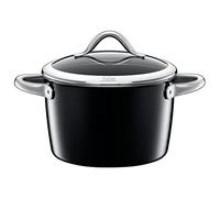 Silit Vitaliano Pentola con Coperchio, 22 cm, Nero