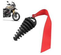 Silk Absorber Laving Stuff Stuff-Waterproof Silencer Cover for Dirt Bikes | Fermaporta di scarico moto a 2 tempi con serrature d'aria, universalmente adatto per biciclette MX, bandiera S