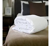 Silk Bedding Direct. Coprimaterasso di Lusso Riempito di Seta di Gelso con Gonna in Raso di Cotone Elasticizzato. Singolo, 200cm x 90cm. Certificazione: Oeko-Tex® Standard 100.