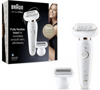 Silk-épil 9 Flex Depilatore Donna, Epilatore Elettrico Donna, Testina Flessibile
