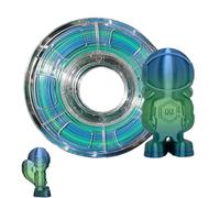 Silk Filament 1.75-Filamento di stampa a colore rapido multicolore per una robusta materiale liscio a due colori, materiale di alta qualità, stampante 3D compatibile con la maggior parte delle stampan