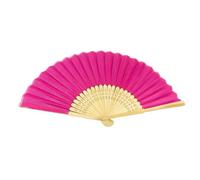 Silk Folding Fan - Bamboo Handheld Dance Wedding Party Accessory