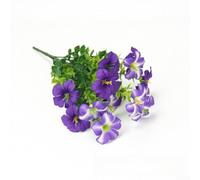 Silk Morning Glory - Fiori finti di eucalipto a lunga durata | Colori vivaci e realistici, uso interno ed esterno, migliora l'arredamento della stanza, design realistico della gloria