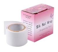 Silk Nail Tape - Silk, 100cm/39.37in Nail Repair Reinforce Protector | Adhesive Wrap, Anti-Damage Art Tool For UV Gel, Acrylic Extension, Breathable Transparent