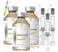Silk Peptide Intensive Lifting Ampoule,Deep Collagen Silk Peptide Intensive Lifting Ampoule Serum,For Face Tightening And,Gentle Formula, Smoothing,Hydrating For All Skin Types. (3 Set, N2202)