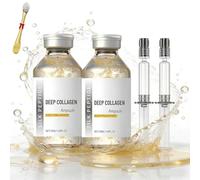Silk Peptide Intensive Lifting Ampoule,Deep Collagen Silk Peptide Intensive Lifting Ampoule Serum,For Face Tightening And,Gentle Formula, Smoothing,Hydrating For All Skin Types. (2 Set, M1101)