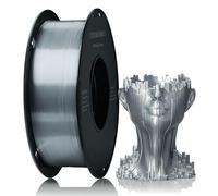 Silk PLA Filament 1,75mm, TINMORRY 3D Drucker Filament 1kg spool, Seide silber