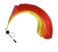 Silk Poi - Bandiere da ballo con palline oscillanti, bandiere colorate per adorazione, velo per danza del ventre, per chiesa, palcoscenico, spettacoli tribali