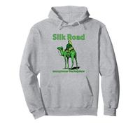 Silk Road Mercato Anonimo Cammello Dark Web cripto BTC Felpa con Cappuccio