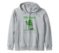Silk Road Mercato Anonimo Cammello Dark Web cripto BTC Felpa con Cappuccio