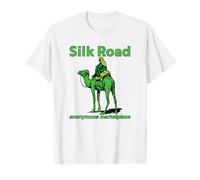 SILK ROAD mercato anonimo cammello dark web cripto BTC Maglietta